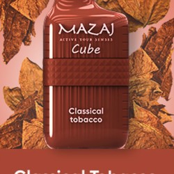 سحبة مزاج كيوب الجاهزة 6000 بف كلاسيك توباكو