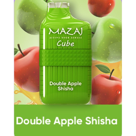 سحبة مزاج كيوب الجاهزة 6000 بف تفاحتين