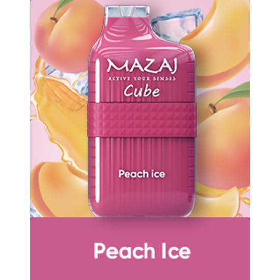 سحبة مزاج كيوب الجاهزة 6000 بف خوخ ايس