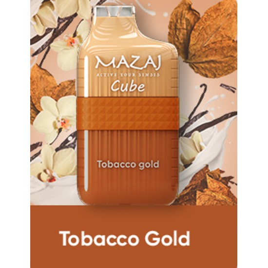 سحبة مزاج كيوب الجاهزة 6000 بف توباكو جولد