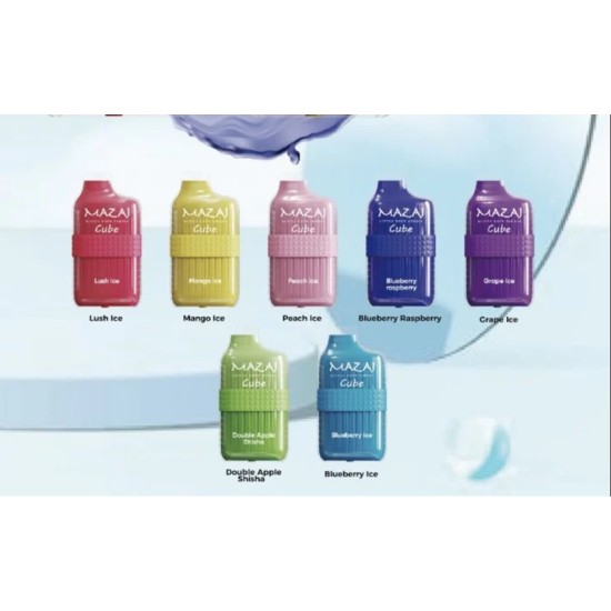 سحبة مزاج كيوب الجاهزة 6000 بف عنب توت