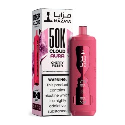 شيشة مزايا كلاود اورا الجاهزة 50000 بف شيري فيستا