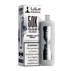 شيشة مزايا كلاود اورا الجاهزة 50000 بف شيري سوفت بيري