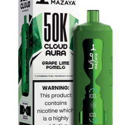 شيشة مزايا كلاود اورا الجاهزة 50000 بف جريب لايم بوميلو