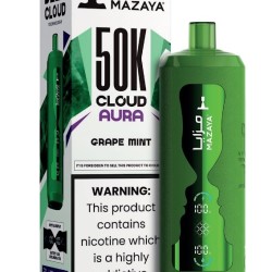 شيشة مزايا كلاود اورا الجاهزة 50000 بف جريب مينت