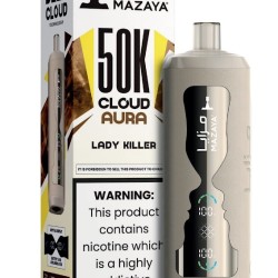 شيشة مزايا كلاود اورا الجاهزة 50000 بف ليدي كيلر