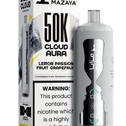 شيشة مزايا كلاود اورا الجاهزة 50000 بف ليمون باشن فروت جريب فروت