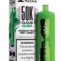 شيشة مزايا كلاود اورا الجاهزة 50000 بف باشن فروت مينت كاندي