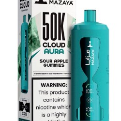 شيشة مزايا كلاود اورا الجاهزة 50000 بف سور ابل