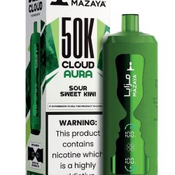 شيشة مزايا كلاود اورا الجاهزة 50000 بف سور سويت كيوي