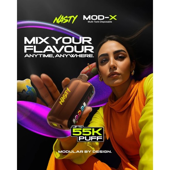 سحبة ناستي مود اكس 55000 بف قنبلة التوت