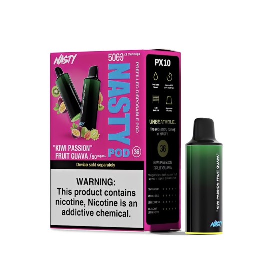 بود ناستي 5000 بف كيوي باشن فروت جوافة