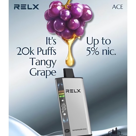 سحبة ريلكس ايس الجاهزة 20000 بف تانجي عنب