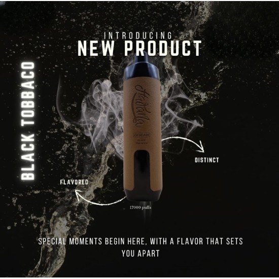 شيشة هوانا اوكا الجاهزة 17000 بف بلاك توباكو