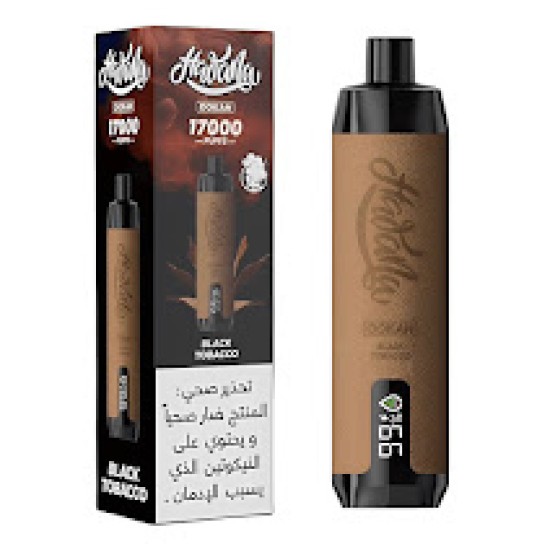 شيشة هوانا اوكا الجاهزة 17000 بف بلاك توباكو