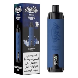 شيشة هوانا اوكا الجاهزة 17000 بف بلوبيري ايس