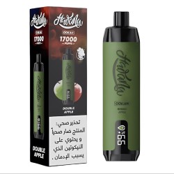 شيشة هوانا اوكا الجاهزة 17000 بف تفاحتين