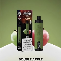 شيشة هوانا اوكا الجاهزة 17000 بف تفاحتين