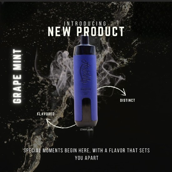 شيشة هوانا اوكا الجاهزة 17000 بف عنب نعناع