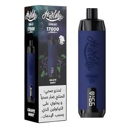 شيشة هوانا اوكا الجاهزة 17000 بف عنب نعناع