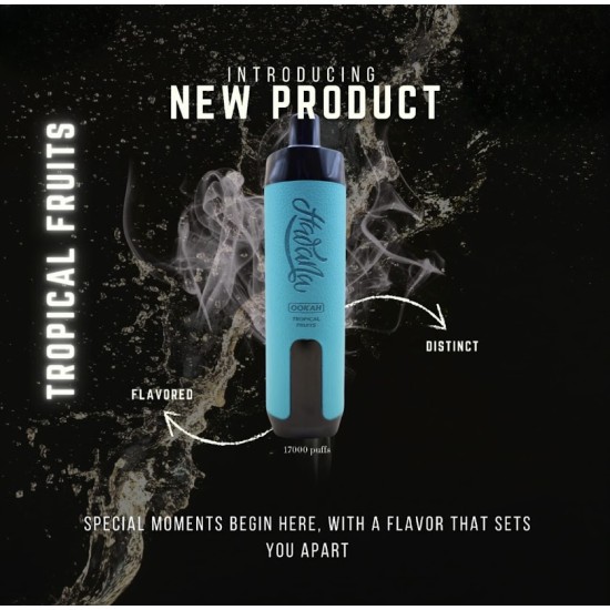 شيشة هوانا اوكا الجاهزة 17000 بف تروبيكال فروت