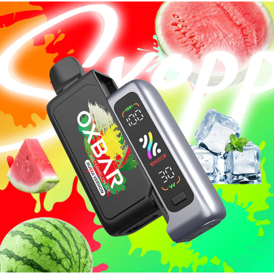 بود اوكس بار سفوب شيشة 25000 بف بطيخ ايس