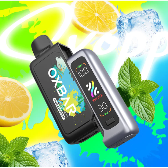 بود اوكس بار سفوب شيشة 25000 بف ليمون نعناع