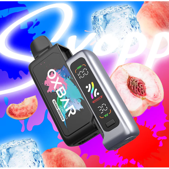 بود اوكس بار سفوب شيشة 25000 بف خوخ ايس