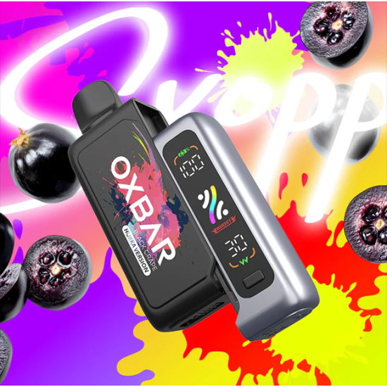 بود اوكس بار سفوب شيشة 25000 بف عنب اسود