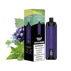 شيشة الفاخر برو ماكس الجاهزة 15000 بف عنب نعناع 