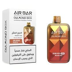 Air Bar Diamond Box disposable 20000 Puffs Iced Peach