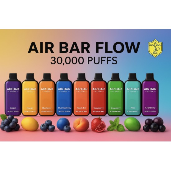 سحبة ايربار فلو الجاهزة 30000 بف عنب كرز