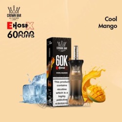 شيشة الفاخر اي هوس اكس الجاهزة 60000 بف كول مانجو