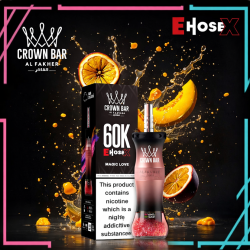 شيشة الفاخر اي هوس اكس الجاهزة 60000 بف ماجيك لوف