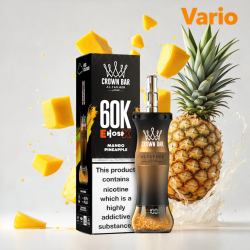 شيشة الفاخر اي هوس اكس الجاهزة 60000 بف مانجو اناناس