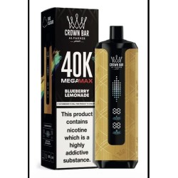 شيشة الفاخر ميجا ماكس الجاهزة 40000 بف بلوبيري ليموناده