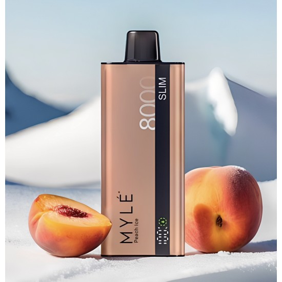 Myle Slim Disposable 8000 Puffs Ice Peach
