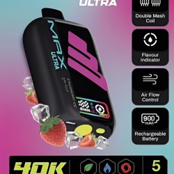 سحبة ناستي ماكس الترا 40000 بف فراولة مثلج