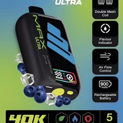 سحبة ناستي ماكس الترا 40000 بف توت ازرق مثلج 