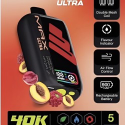 سحبة ناستي ماكس الترا 40000 بف كرز خوخ توت 