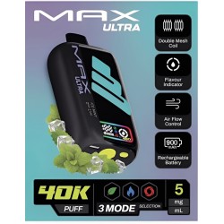 سحبة ناستي ماكس الترا 40000 بف نعناع مثلج