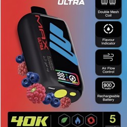 سحبة ناستي ماكس الترا 40000 بف توت العليق والتوت الازرق 