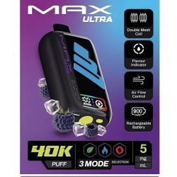 سحبة ناستي ماكس الترا 40000 بف توت العليق مثلج