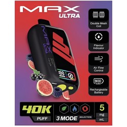 سحبة ناستي ماكس الترا 40000 بف بطيخ وتوت