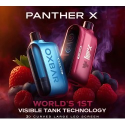 سحبة اوكس بار بانثر اكس الجاهزة 50000 بف فراولة كيوي