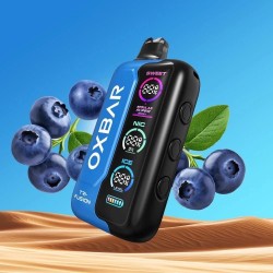 سحبة اوكس بار تري فيجين الجاهزة 40000 بف توت ازرق