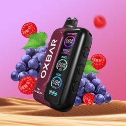 سحبة اوكس بار تري فيجين الجاهزة 40000 بف عنب توت