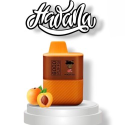 سحبة هوانا ايسكو بار الجاهزة 6000 بف خوخ ايس