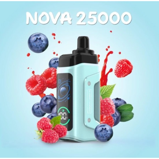 سحبة نوفا قو تو ماجيك الجاهزة 25000 بف بلوبيري رازبيري