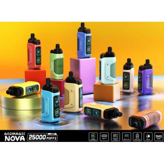 سحبة نوفا قو تو ماجيك الجاهزة 25000 بف خوخ ايس